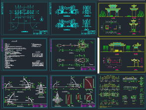 CAD設(shè)計圖紙資源全指南 從大門施工到全屋定制